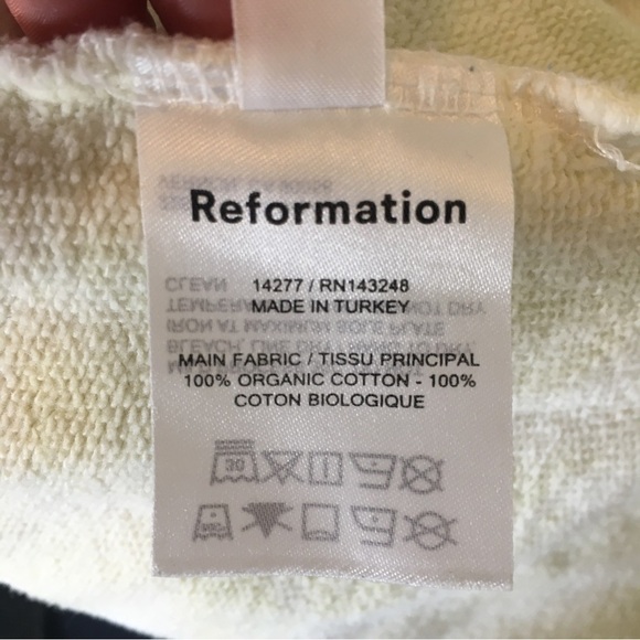 Reformation Jeans Green Tie Dye Pullover Hoodie - Picture 7 of 8